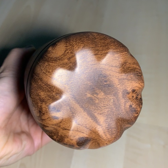 BANFF & JASPER Laser Etched Woodgrain Insulated Travel Mug 17oz - Picture 4 of 13